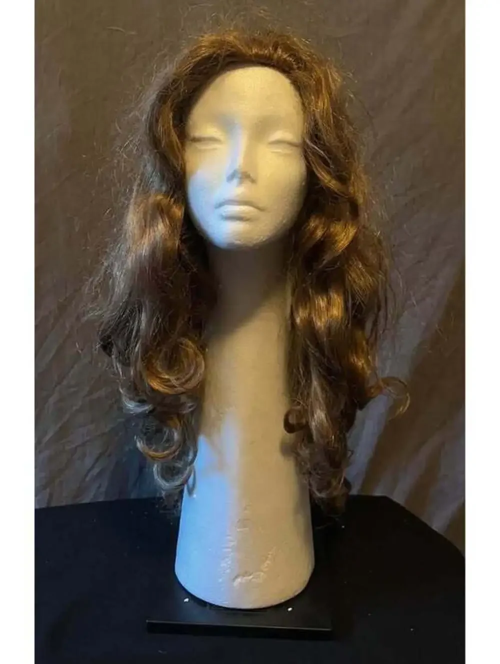 Long Wavy Honey Blonde Synthetic Wig